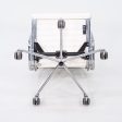 2010s Herman Miller Eames Aluminum Group Management Desk Chair in White Leather 3x Available Fashion