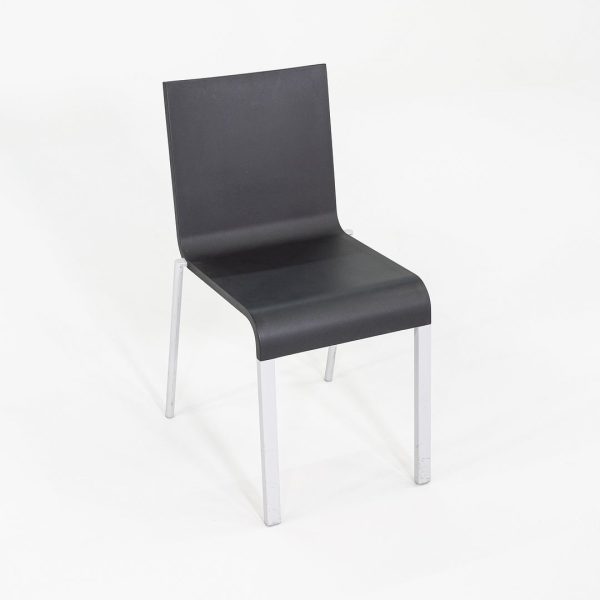 2002 Maarten van Severen for Vitra .03 Stacking Dining Side Chairs in Black 7x Available Supply