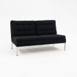 1960s Gordon Bunshaft and Davis Allen for Thonet Tuxedo Two Seat Loveseat Sofa Supply