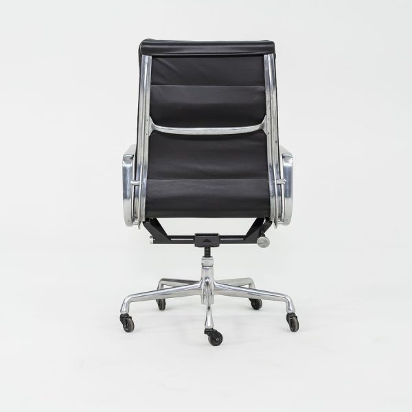 2010s Herman Miller Eames Soft Pad Executive Desk Chair in Black Leather Supply