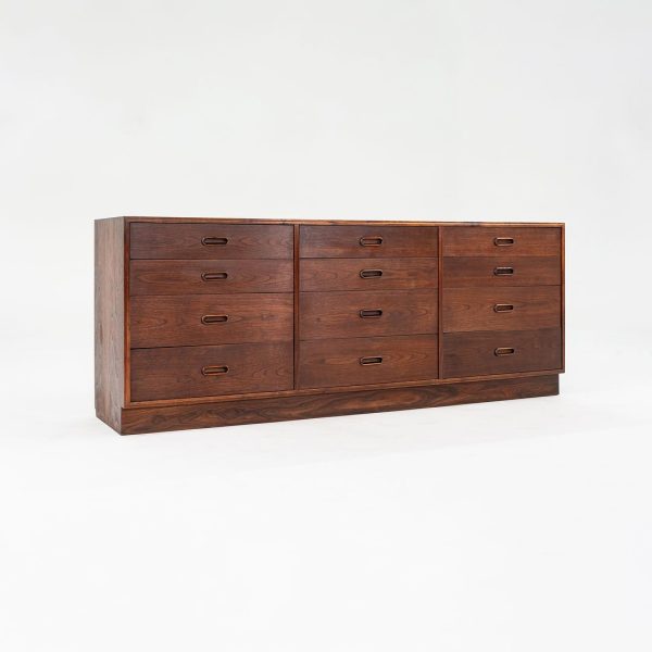 1960s 12-Drawer Dresser Cabinet by Jack Cartwright for Founders in Walnut Online Hot Sale