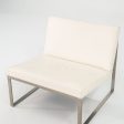 2006 B.2 Armless Lounge Chair by Fabien Baron for Bernhardt Design in White Leather 4x Available Online Hot Sale