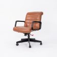 2000s Richard Sapper for Knoll Management Desk Chair in Cognac Leather 8x Available For Cheap