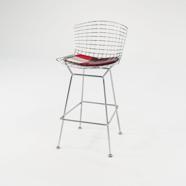 2021 Bertoia Bar Stool, Model 428C by Harry Bertoia for Knoll 4x Available Online now