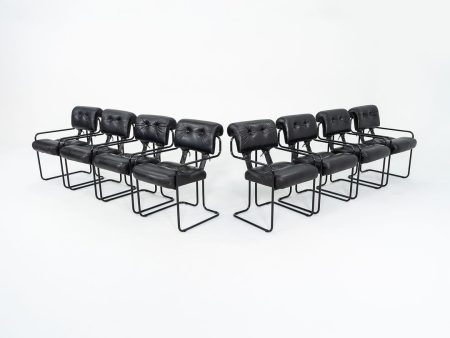 1970s Set of 8 Guido Faleschini Tucroma Armchairs for i4 Mariani + Pace Collection Hot on Sale