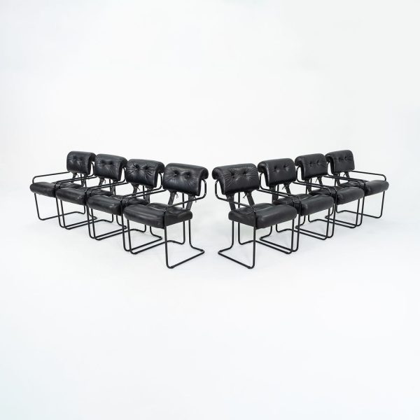 1970s Set of 8 Guido Faleschini Tucroma Armchairs for i4 Mariani + Pace Collection Hot on Sale