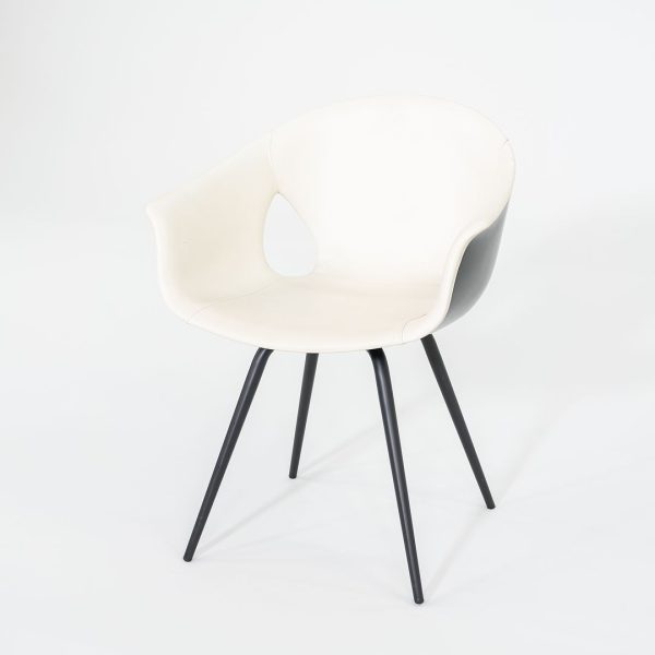 2013 Ginger Ale Chair by Roberto Lazzeroni for Poltrona Frau Leather, Foam, Steel, Plastic For Sale