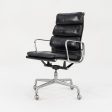 1975 Soft Pad Executive Chair, Model EA420 by Charles and Ray Eames for Herman Miller in Black Leather 1x Available For Sale