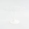 2010s Eero Saarinen for Knoll Tulip Pedestal Dining Table with 42  Round Carrara White Marble Top, Model 173F 2x Available Cheap