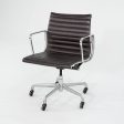 2012 Management Desk Chair, Model EA335 by Ray and Charles Eames for Herman Miller in Brown Leather 12+ Available Online Sale