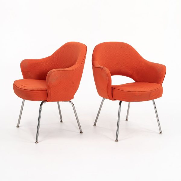 2010s Knoll Saarinen Executive Arm Chair, 71A by Eero Saarinen for Knoll in Fabric 2x Available For Cheap