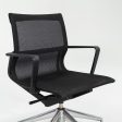 2017 Vitra Physix Rolling Desk Chair by Alberta Meda Black Mesh with Silver Pneumatic Base 3x Available Cheap