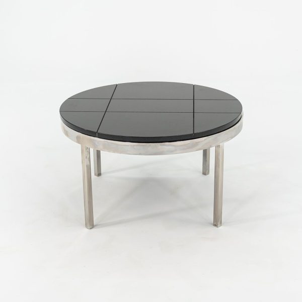 1974 Davis Allen and Gordon Bunshaft of SOM Coffee   End Table in Granite and Steel from Sears Tower 4x Available on Sale