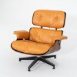 1962 Herman Miller Eames Lounge Chair and Ottoman 670 & 671 by Charles and Ray Eames in New Cognac Leather For Sale