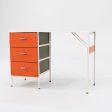 1950s Three-Drawer Steel Frame Desk by George Nelson for Herman Miller Steel, Masonite, Paint, Iron Hot on Sale