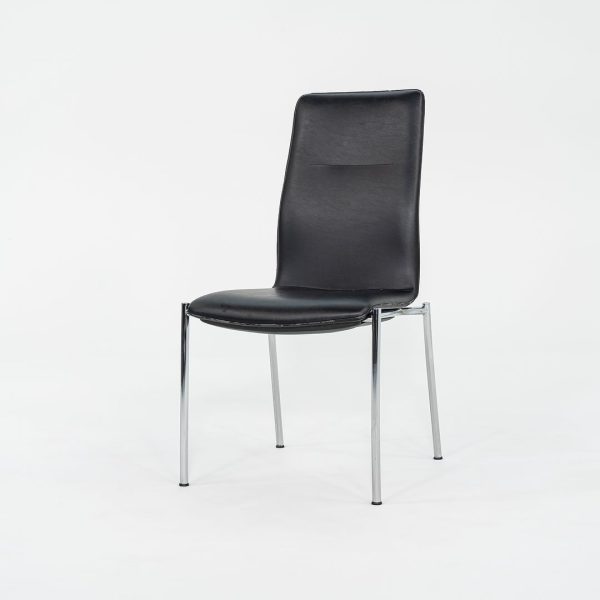 2011 Ona Plaza Side Chair by Jorge Pensi for Kusch and Co in Black Leather 45x Available Online Hot Sale