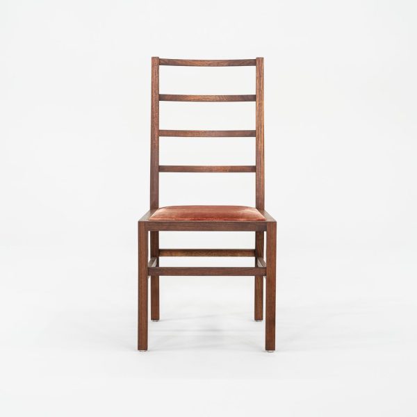 2008 Set of Five Tyler Hays for BDDW Ladder Dining Chairs in Black Walnut Online Sale