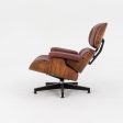 1960s Herman Miller Eames Lounge Chair and Ottoman 670 & 671 by Charles and Ray Eames in Red Leather Hot on Sale