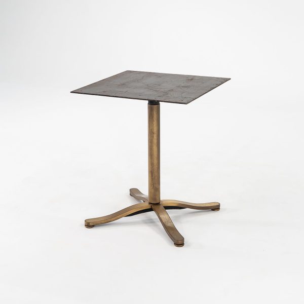 1980s Alpha Table Base by Nicos Zographos for Zographos Designs Bronze 8x Available Online now