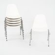 2015 Herman Miller Stacking Eames Plastic Side   Dining Shell Chairs in White 10x Available on Sale