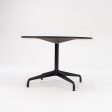 2011 Herman Miller Eames Contract Dining   Cafe Table with 42 inch Round Faux Oak Top 3x Available Hot on Sale