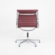 2010s Aluminum Group Armless Side Chair by Ray and Charles Eames for Herman Miller in Red Leather Supply