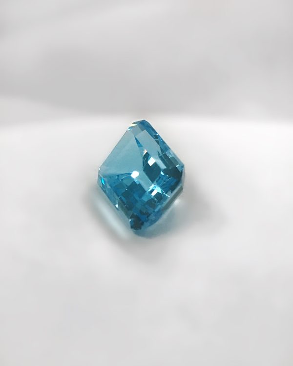 Gemstone Genuine Swiss Blue Topaz Emerald Cut loose Hot on Sale