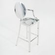 2010 One Armed Polished Kong Bar Stool by Philippe Starck for Emeco Hot on Sale