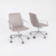 2018 Lievore Altherr Molina for Bernhardt Design L.A.M. Desk Chairs in Beige Leather 11x Available For Discount