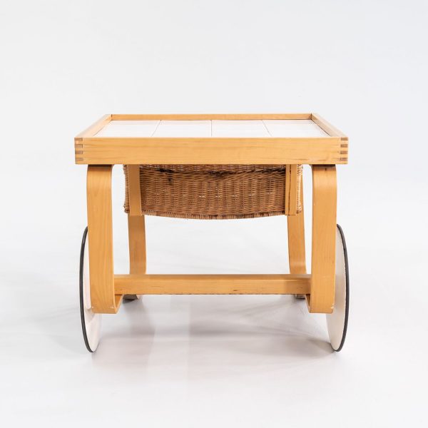 1970s Alvar and Aino Aalto for Artek Tea Trolley in Birch with Ceramic Tile Online Hot Sale