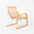 1970s Alvar & Aino Aalto for Artek   ICF 406 Lounge Chairs in Beech with Webbing 4x Available Supply