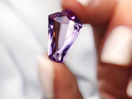 Gemstone Amethyst Fancy Kite Shaped Loose For Sale