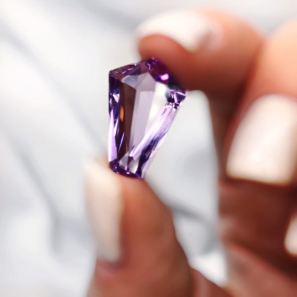 Gemstone Amethyst Fancy Kite Shaped Loose For Sale