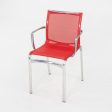 2000s Alberto Meda for Alias Big Frame 44 l 440a Stacking Chairs in Red Mesh 20x Available Sale