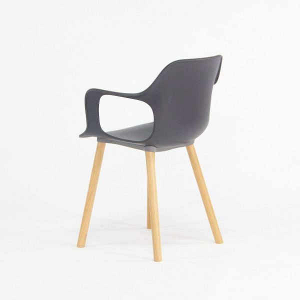 2018 Jasper Morrison for Vitra HAL Armchair with Black Seat and Oak Wood Legs Online