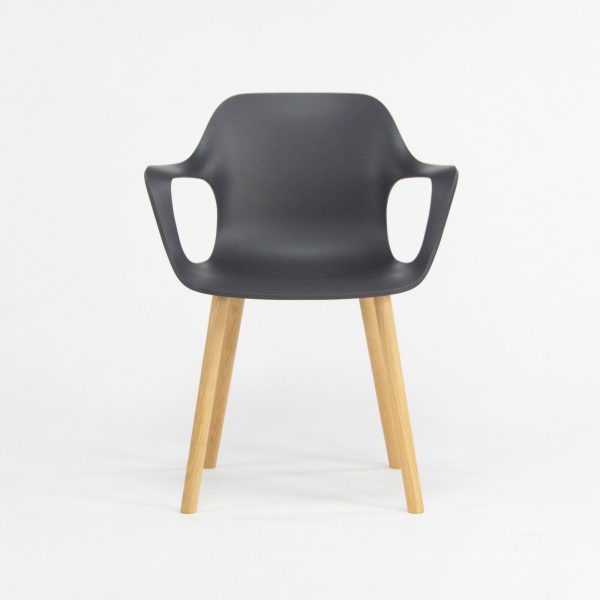 2018 Jasper Morrison for Vitra HAL Armchair with Black Seat and Oak Wood Legs Online