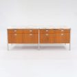 1960s Four Position Credenza Cabinet by Gordon Bunshaft and Davis Allen of SOM Design in Teak with Marble Top Hot on Sale