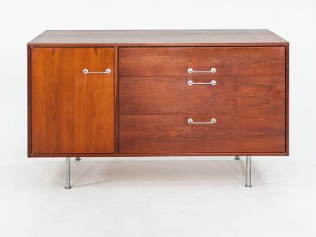 1960s Walnut Credenza Cabinet by Jens Risom for Jean Risom Designs Walnut on Sale