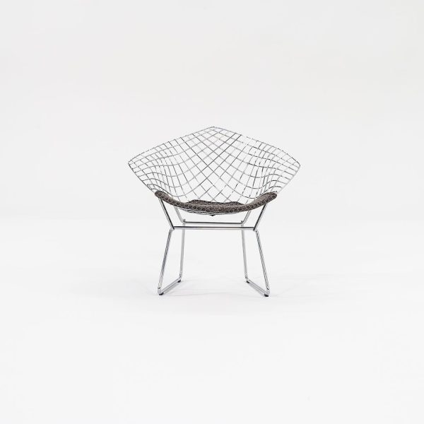 2000s Bertoia Child s Diamond Chair, Model 421LS by Harry Bertoia for Knoll Steel, Padding, Fabric Online