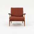 1950s Slatted Lounge Chair with Arms by George Nakashima in Black Walnut For Sale