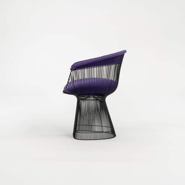 1960s Platner Arm Chair, Model 1725 by Warren Platner for Knoll with Bronzed Finish and Purple Fabric For Cheap