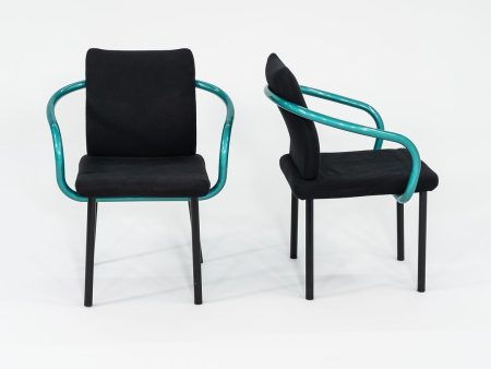 1990s Mandarin Chair by Ettore Sottsass for Knoll with Fabric Upholstery 9x Available Online now