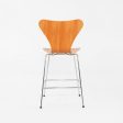 2007 Arne Jacobsen for Fritz Hansen Series 7 Counter Stools in Cherry 7x Available Supply