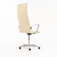 2008 Oxford Chair Model 3272 by Arne Jacobsen for Fritz Hansen in Ivory Leather 10x Available Fashion