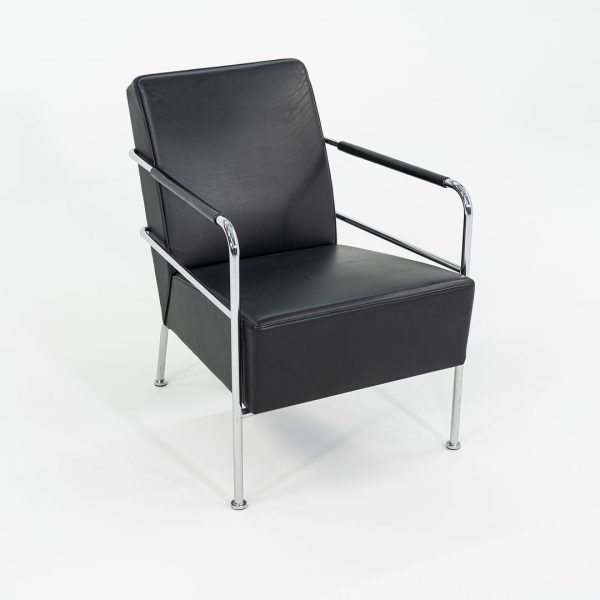 2001 Gunilla Allard for Lammhults Lounge Chair in Black Leather Online Hot Sale