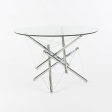 1980s Theodore Waddell for Cassina 714 Tensegrity Chromed Steel Dining Table Cheap