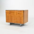 1970s Davis Allen of SOM Custom Oak and Chrome Cabinet for General Fireproofing Co. For Cheap