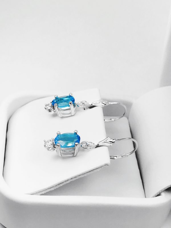 Genuine Swiss Topaz Earrings on Sale