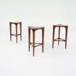 2010s 2 BY 3 Counter Stool by 2 BY 3 Design for Geiger in Cherry Wood 11x Available Hot on Sale