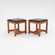 1990 Mission-Style Stool by Thomas Moser in Solid Cherry Hardwood Sets Available Hot on Sale